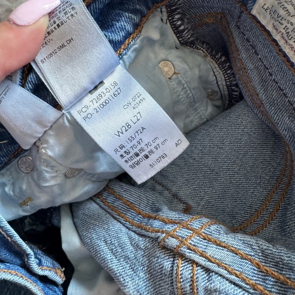 RIBCAGE STRAIGHT ANKLE LEVIS - Picture 5 of 6